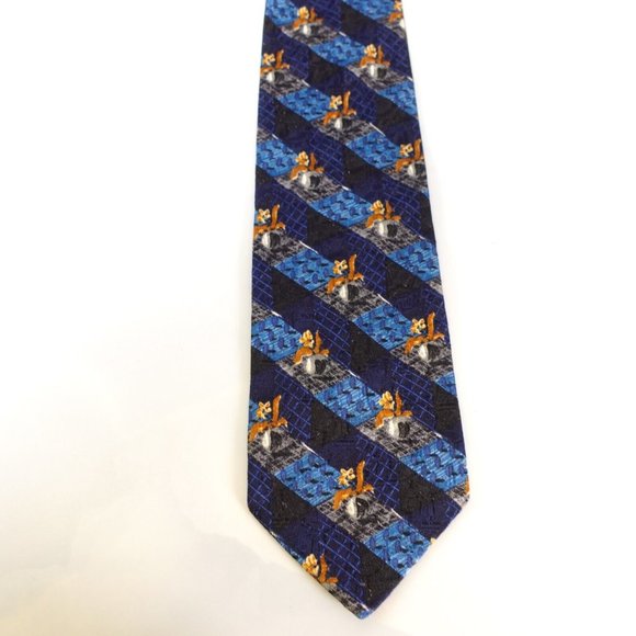 ERMENEGILDO ZEGNA Luxury Navy Multi Repp Stripe Oxford Tie Necktie Silk WIDE - Picture 5 of 11
